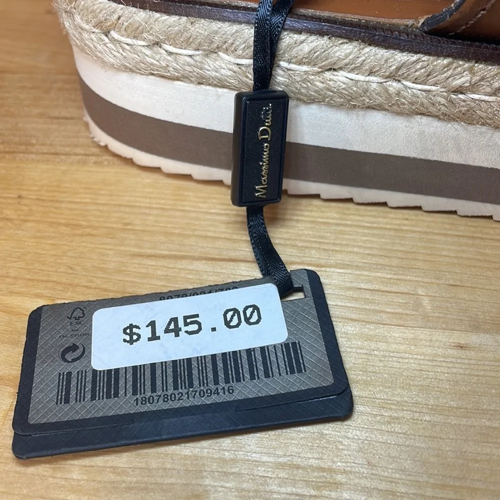 Massimo Dutti leather sandals size 10 - Picture 5 of 16